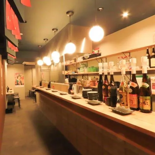 立ち飲みカウンター席